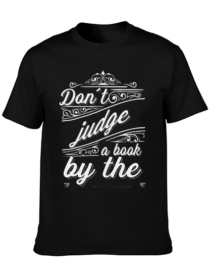 Dont Judge a Book by The Cover Black T-Shirt