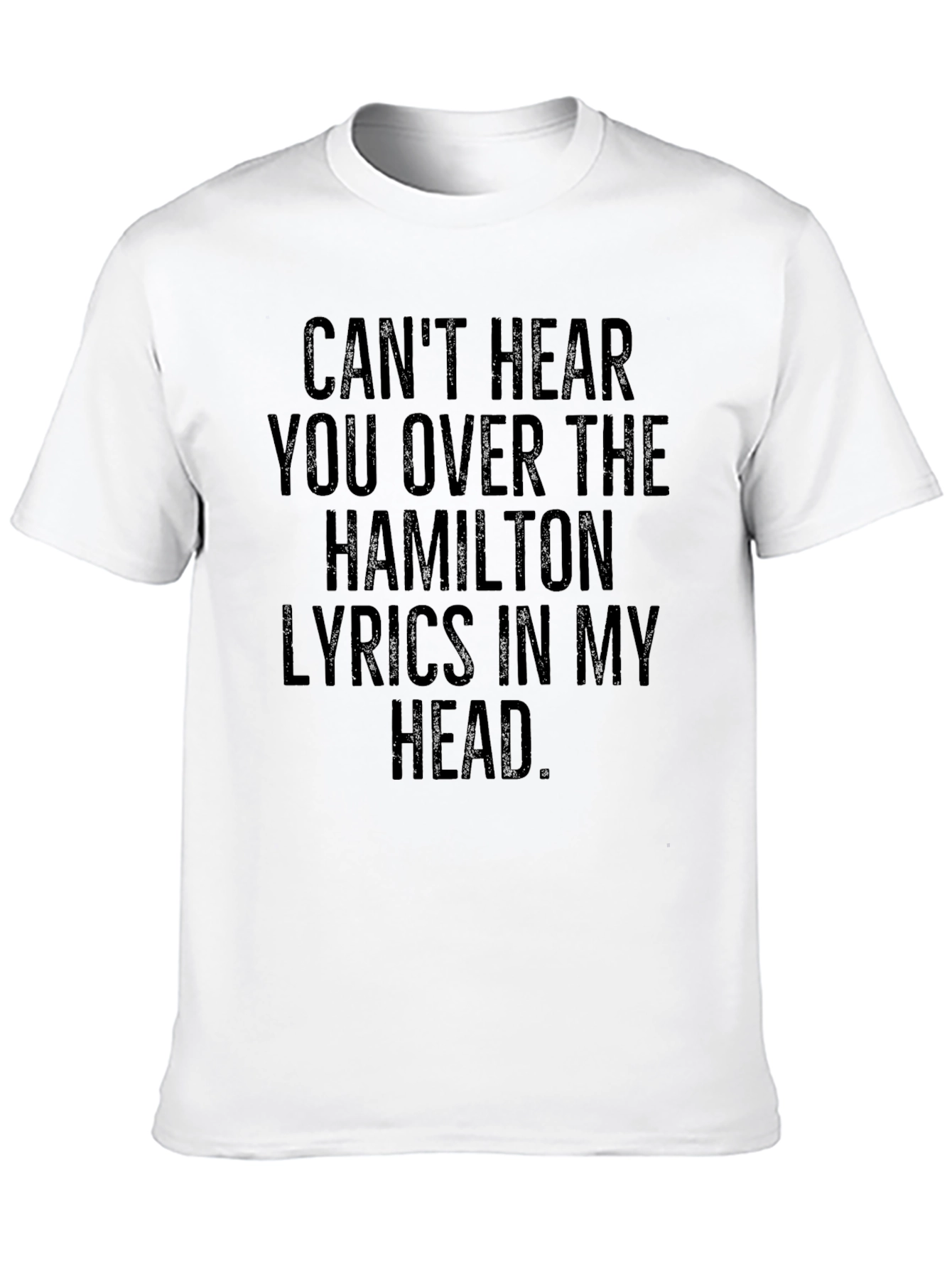Hamilton Lyrics Tee - Black T-Shirt