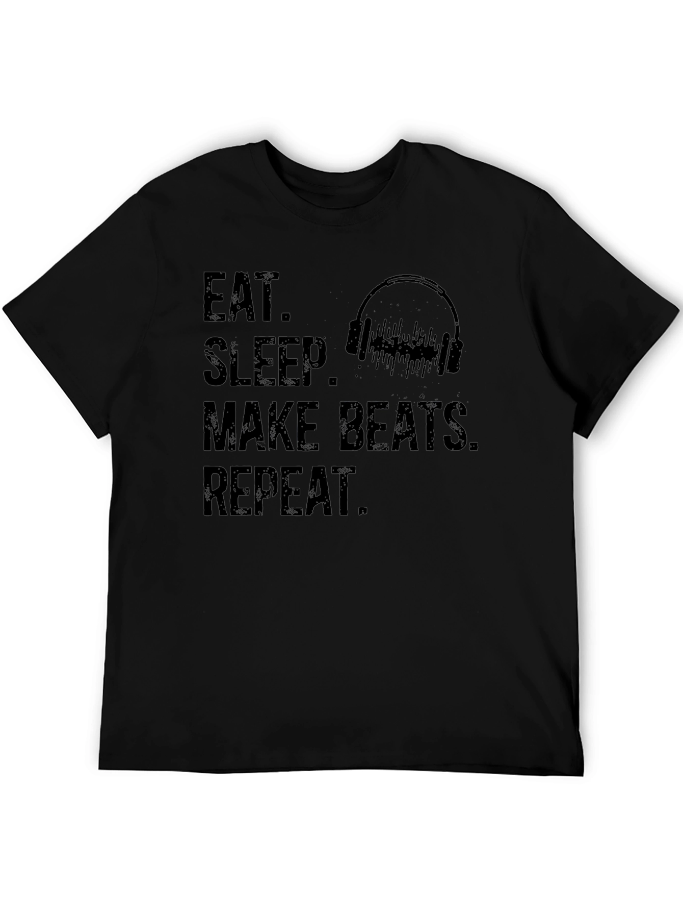 Eat Sleep Make Beats Repeat Graphic Tee