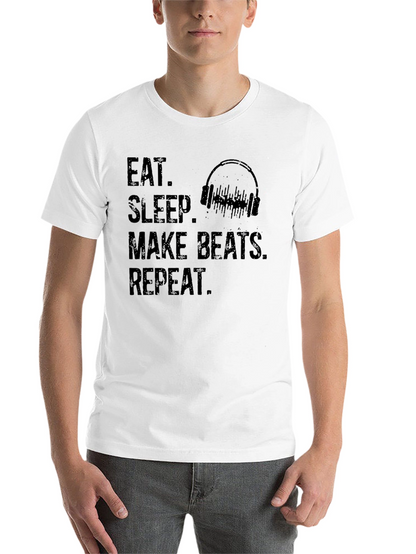 Eat Sleep Make Beats Repeat Graphic Tee