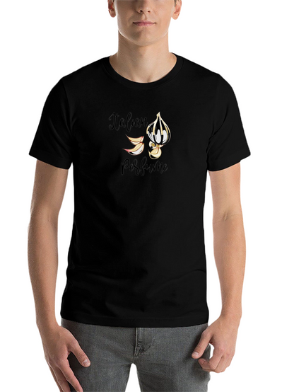 Italian Perfume Graphic Black Tee