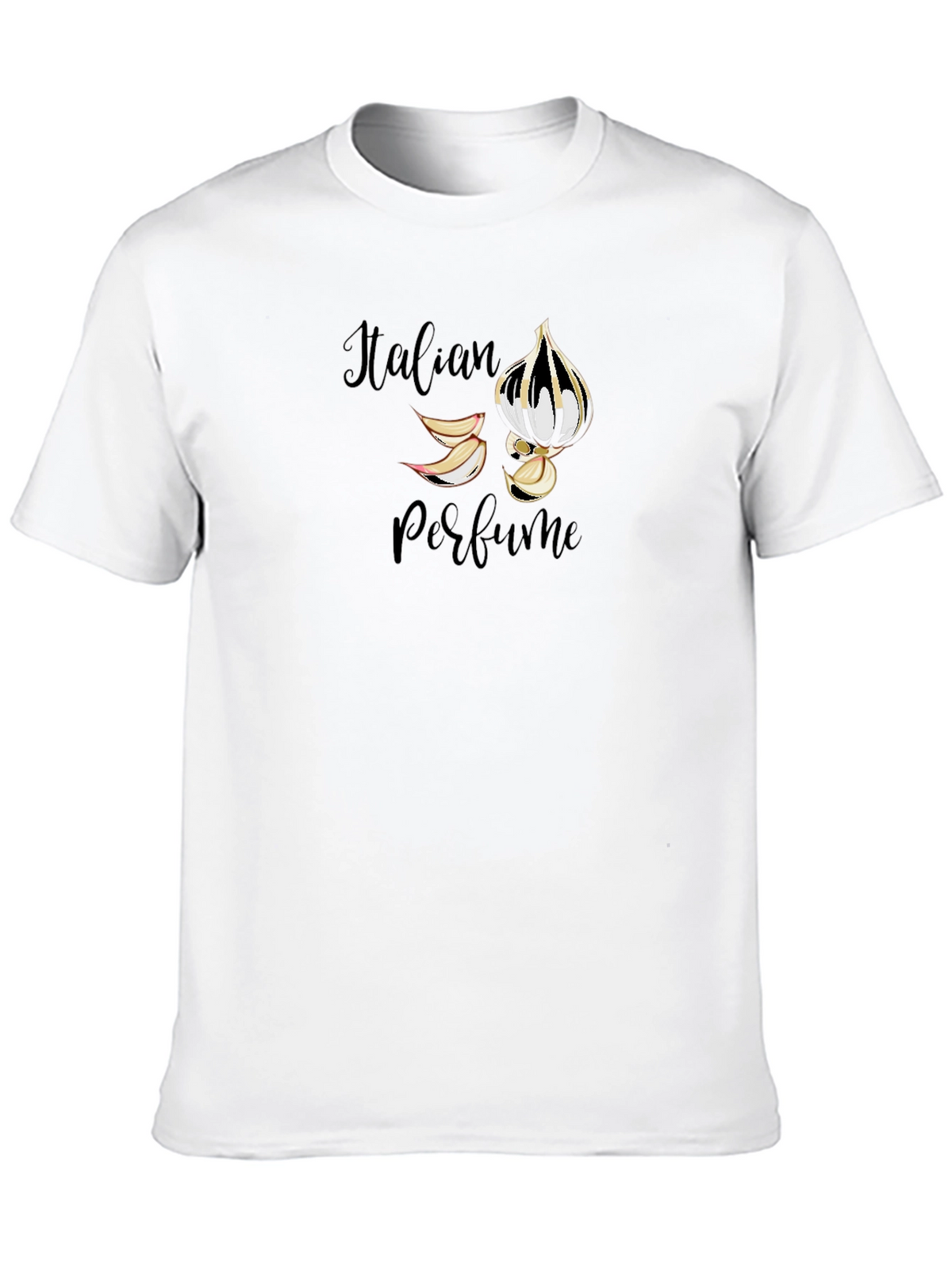 Italian Perfume Graphic Black Tee