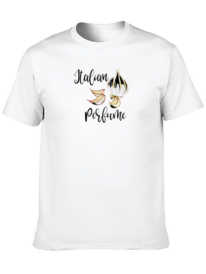Italian Perfume Graphic Black Tee