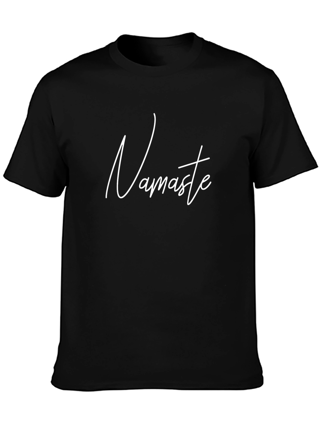 Namaste T-Shirt - Relaxed Fit Black Tee