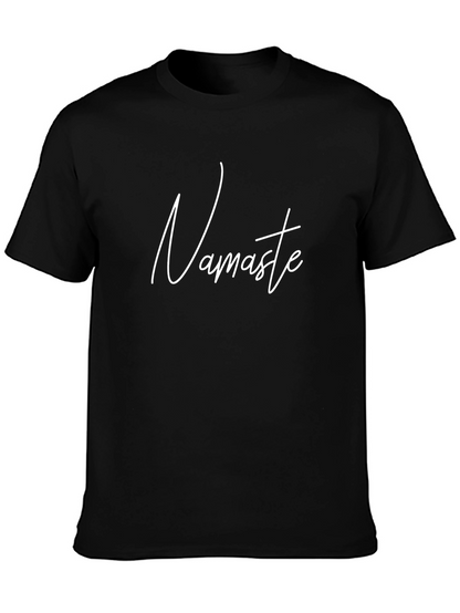 Namaste T-Shirt - Relaxed Fit Black Tee