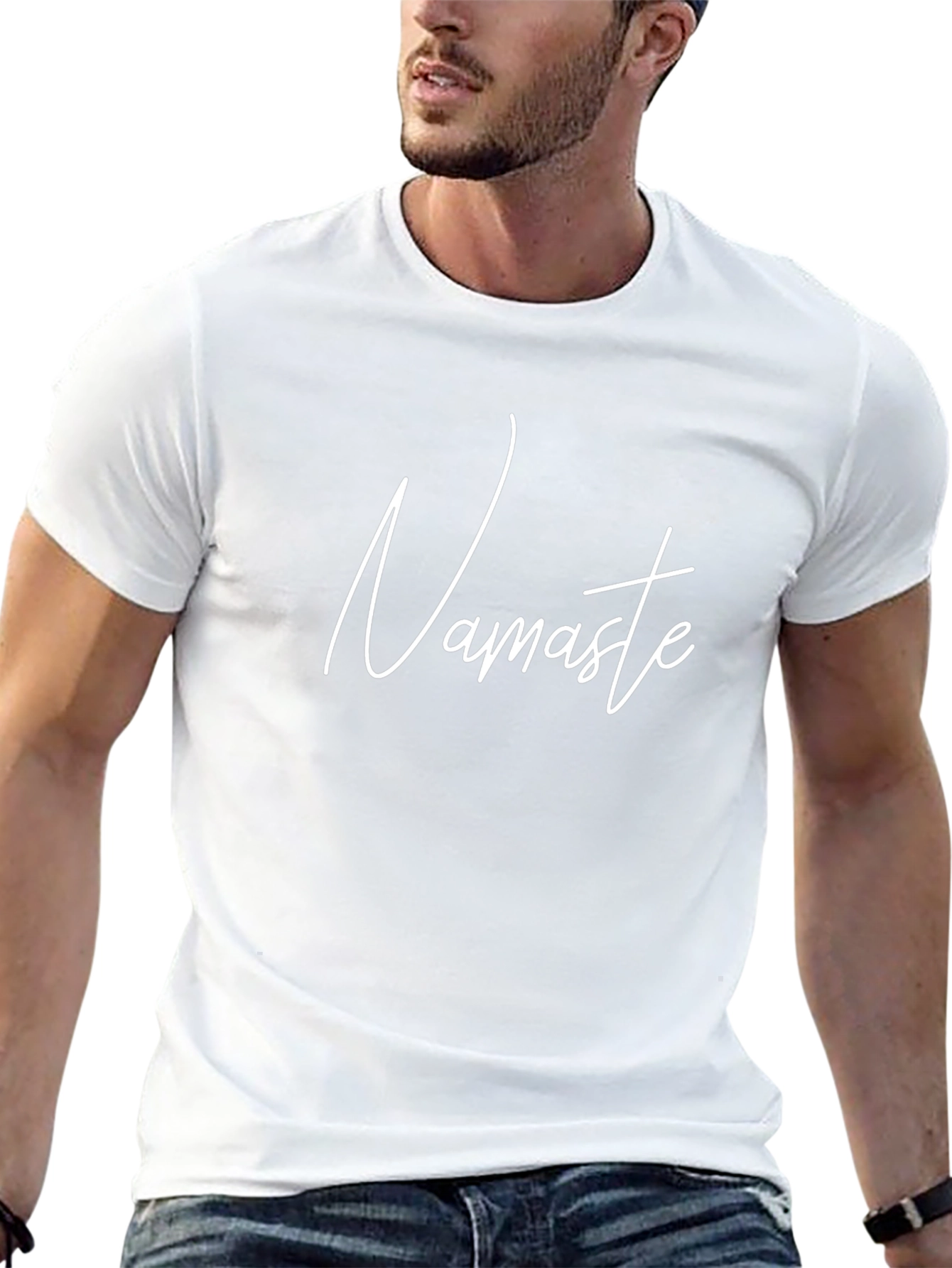 Namaste T-Shirt - Relaxed Fit Black Tee