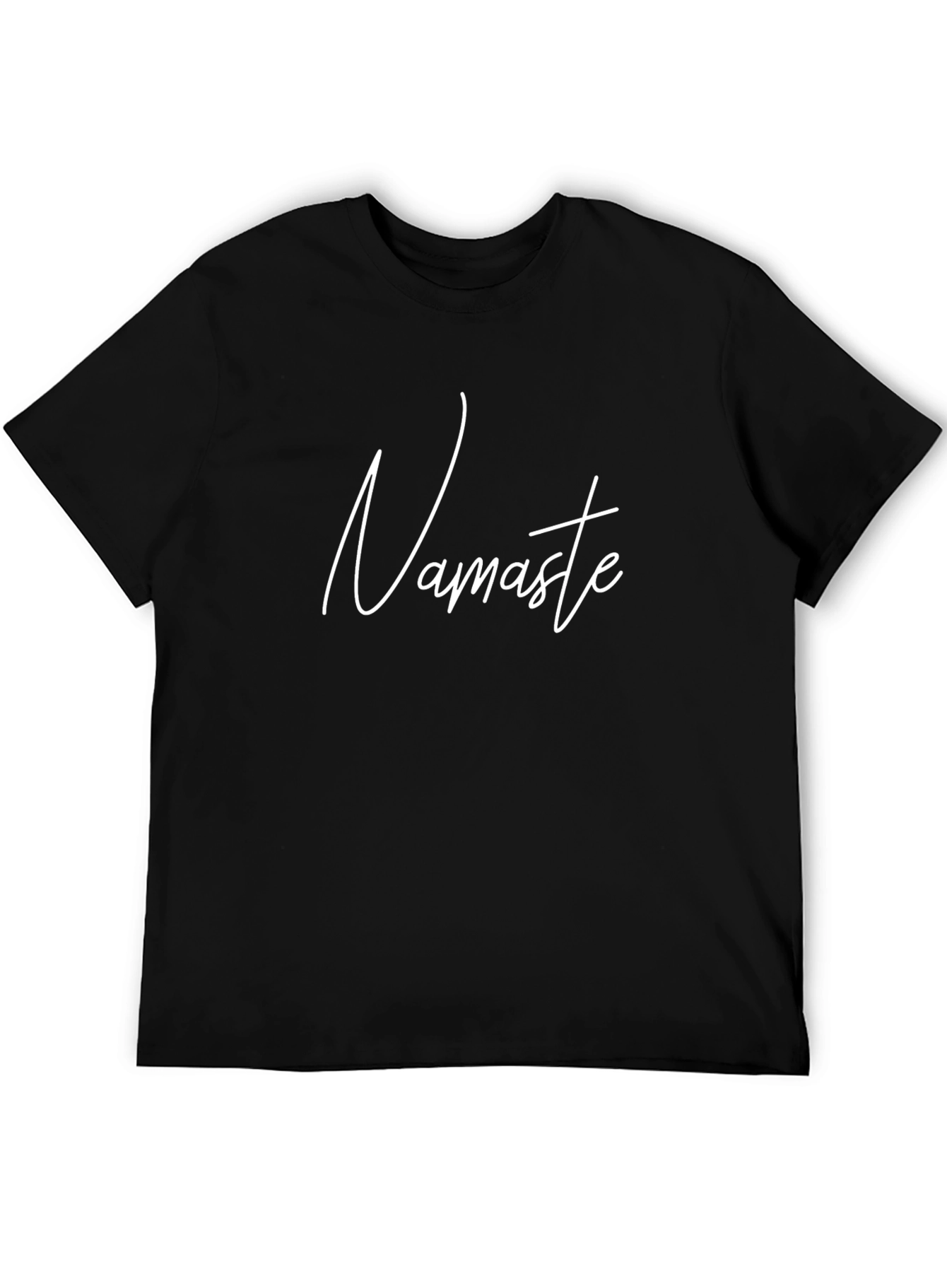 Namaste T-Shirt - Relaxed Fit Black Tee