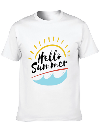 Hello Summer Graphic Tee - Black T-Shirt