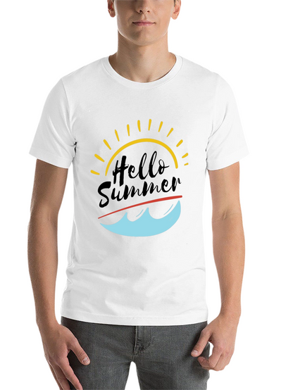 Hello Summer Graphic Tee - Black T-Shirt
