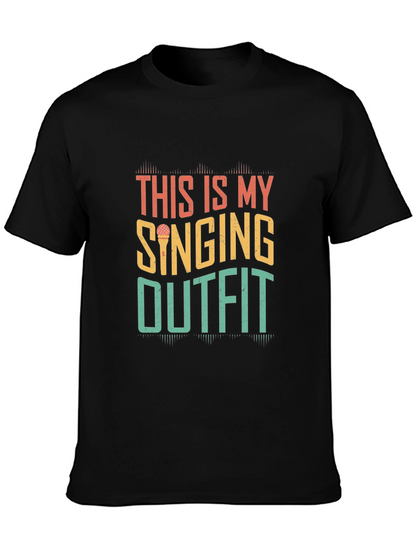 Singing Outfit Retro Graphic T-Shirt