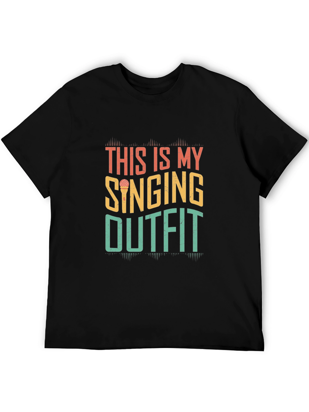 Singing Outfit Retro Graphic T-Shirt