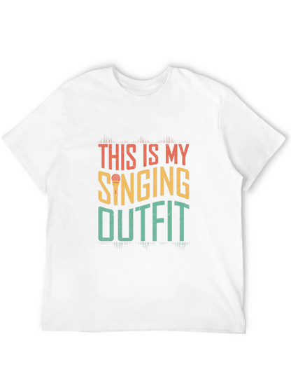 Singing Outfit Retro Graphic T-Shirt