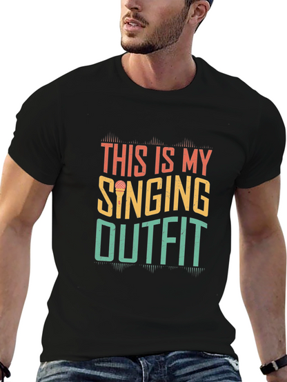 Singing Outfit Retro Graphic T-Shirt