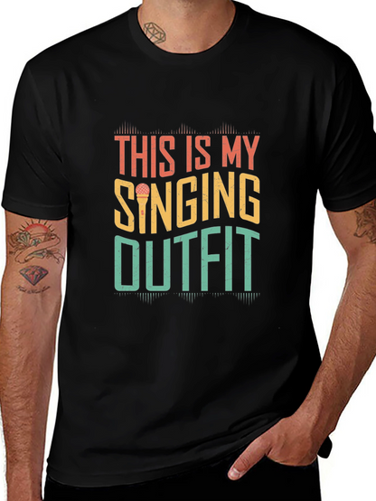 Singing Outfit Retro Graphic T-Shirt