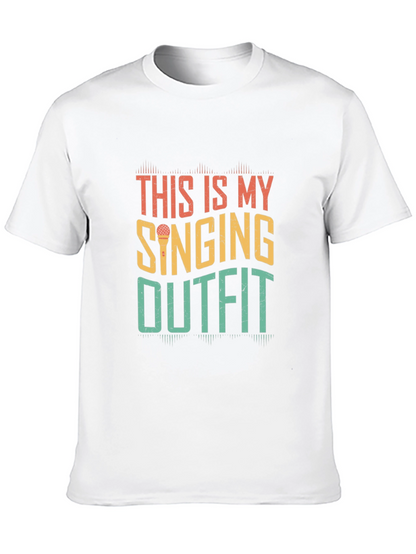 Singing Outfit Retro Graphic T-Shirt