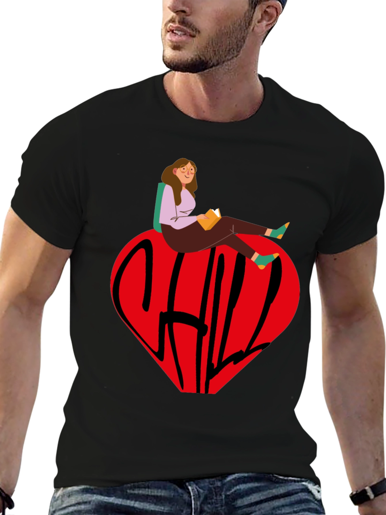 Chill Heart Graphic Tee