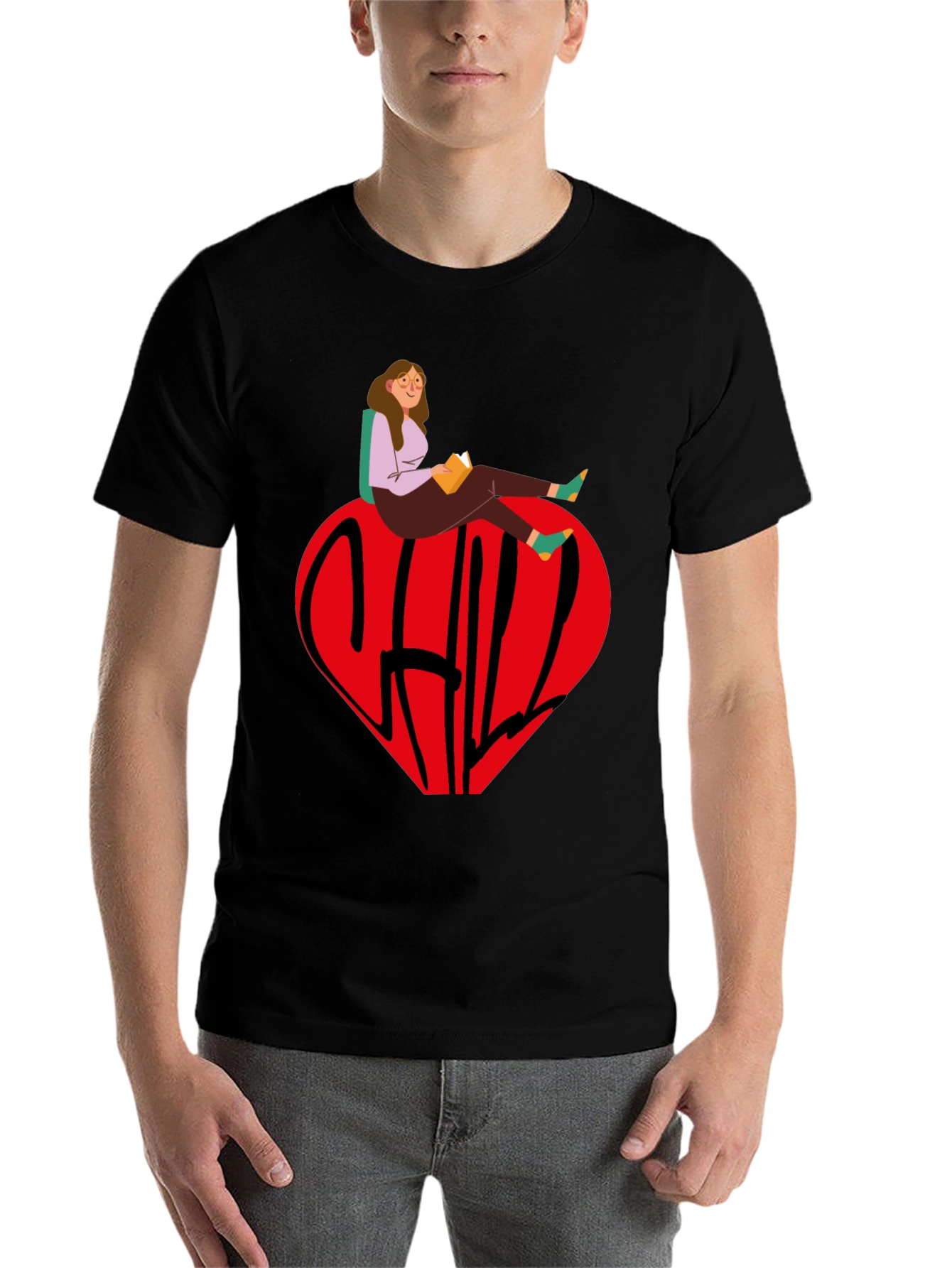 Chill Heart Graphic Tee