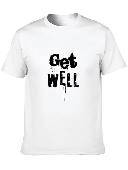 Get Well Soon Black Tee