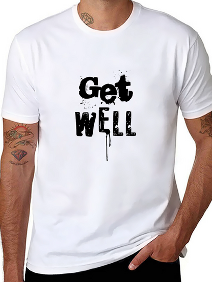 Get Well Soon Black Tee