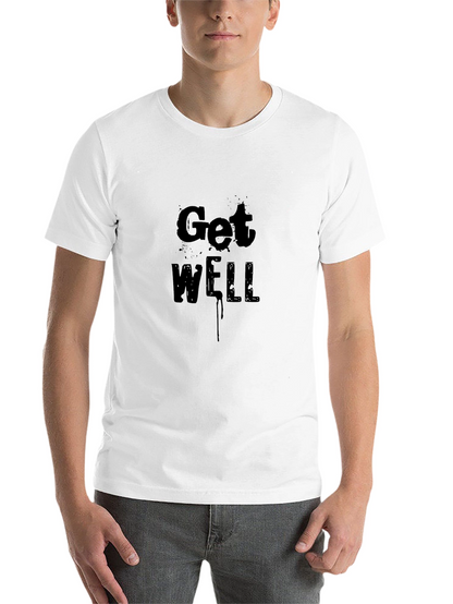 Get Well Soon Black Tee