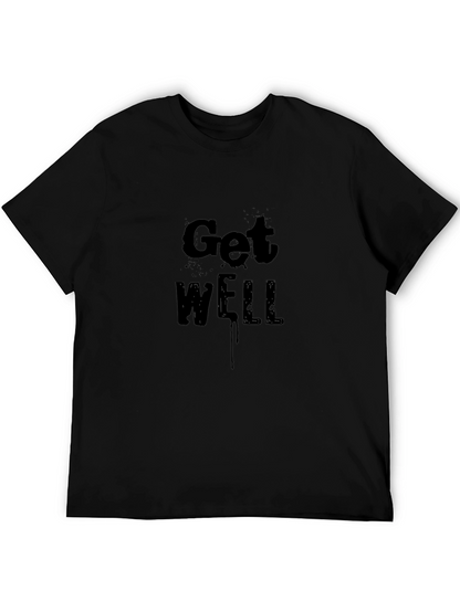 Get Well Soon Black Tee