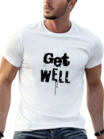 Get Well Soon Black Tee