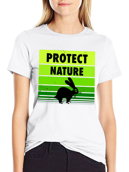Protect Nature Rabbit T-Shirt