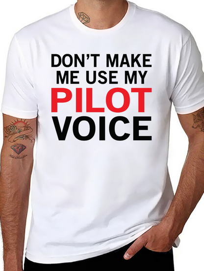 Pilot Voice T-Shirt - Funny Aviation Tee