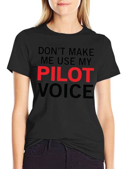 Pilot Voice T-Shirt - Funny Aviation Tee