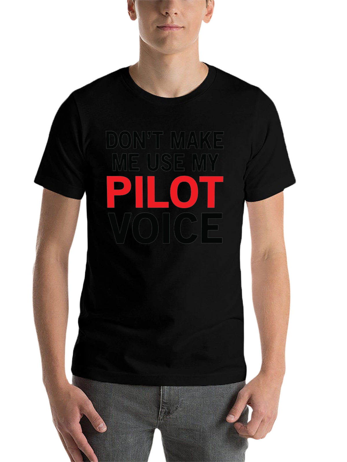 Pilot Voice T-Shirt - Funny Aviation Tee