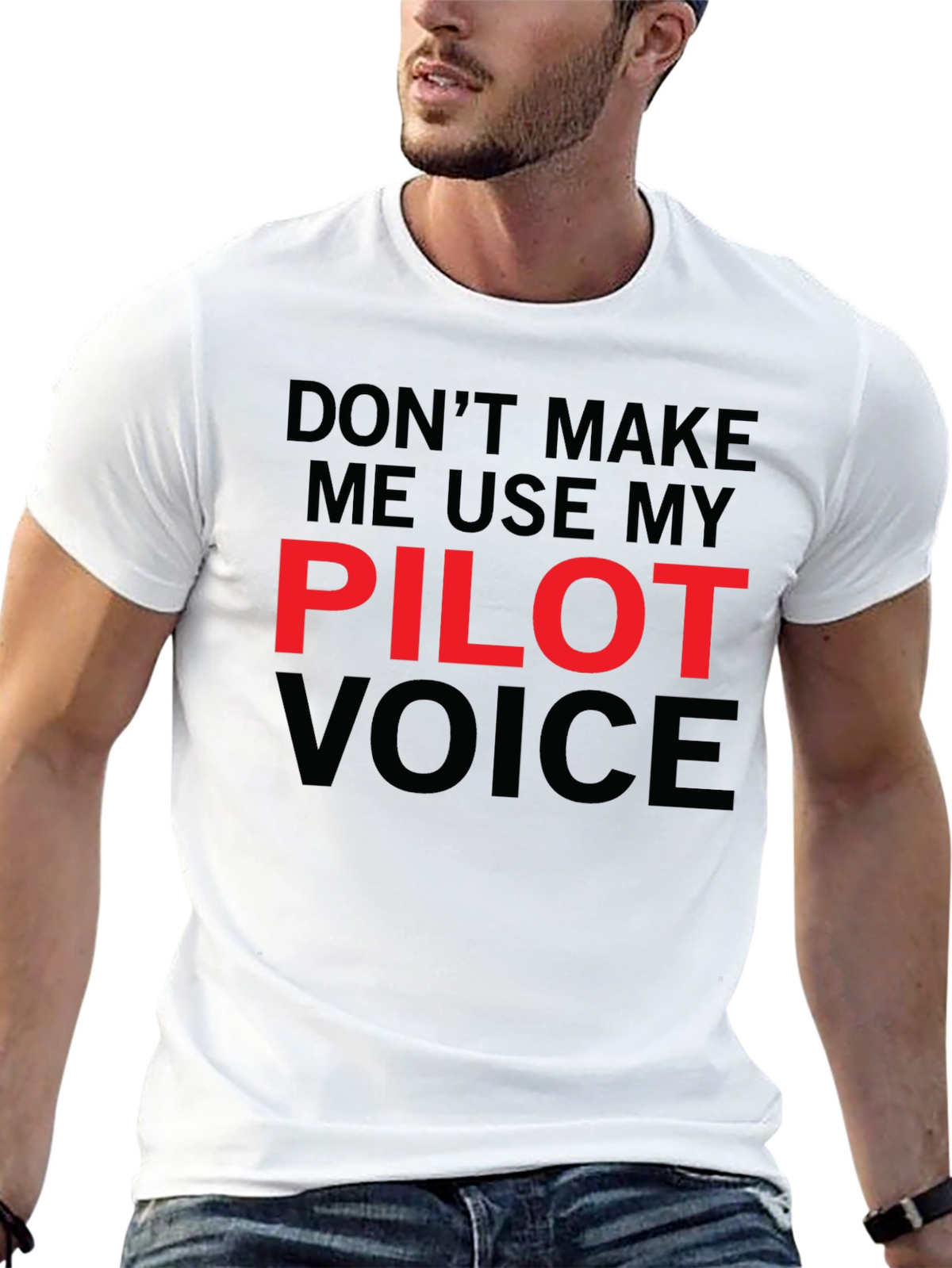 Pilot Voice T-Shirt - Funny Aviation Tee