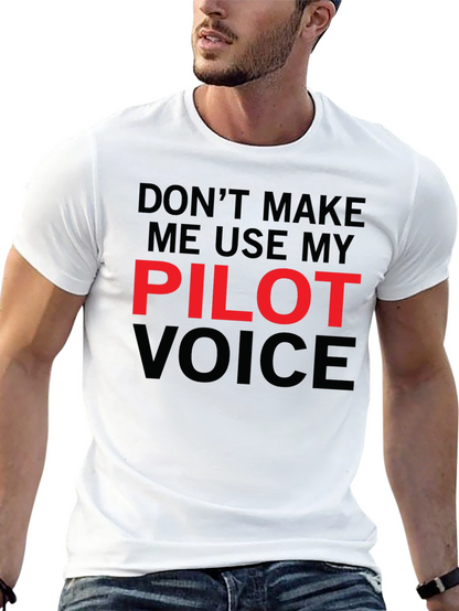 Pilot Voice T-Shirt - Funny Aviation Tee
