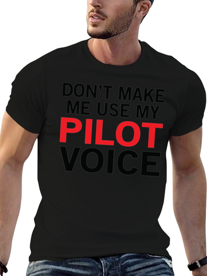 Pilot Voice T-Shirt - Funny Aviation Tee