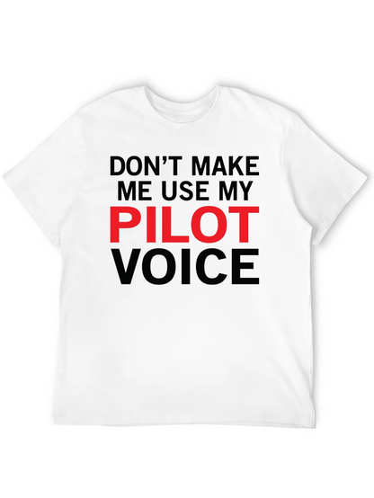Pilot Voice T-Shirt - Funny Aviation Tee
