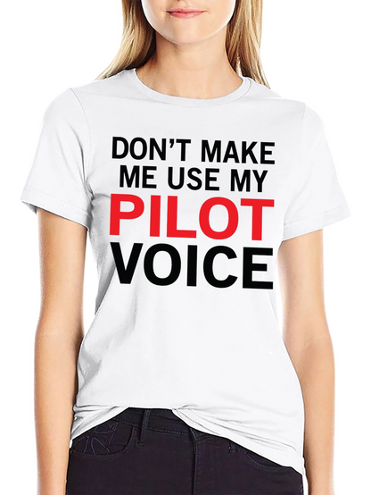 Pilot Voice T-Shirt - Funny Aviation Tee