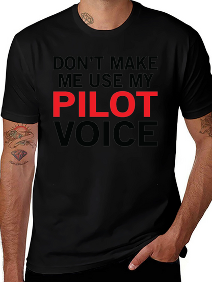 Pilot Voice T-Shirt - Funny Aviation Tee