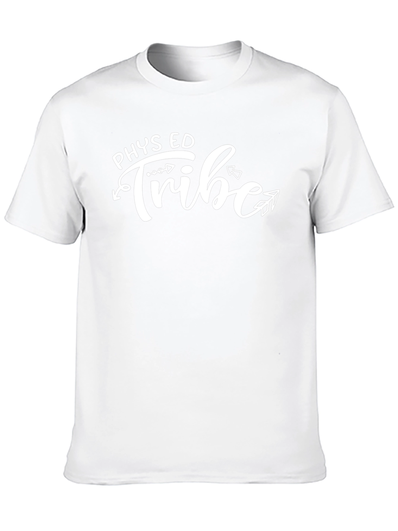 Phys Ed Tribe T-Shirt - Black Casual Style