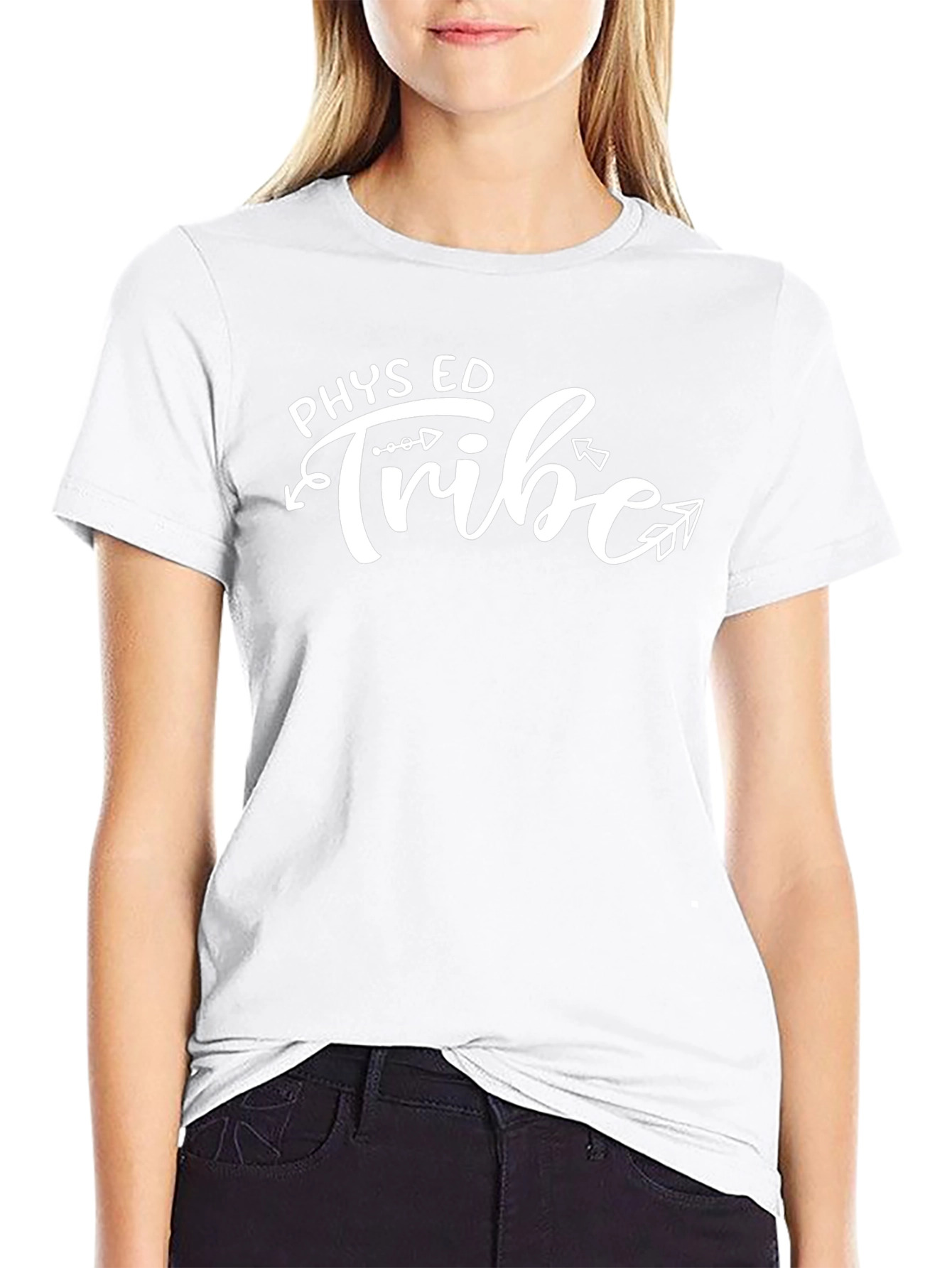 Phys Ed Tribe T-Shirt - Black Casual Style