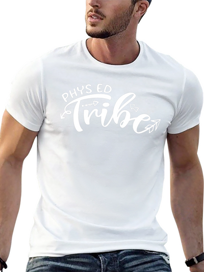 Phys Ed Tribe T-Shirt - Black Casual Style