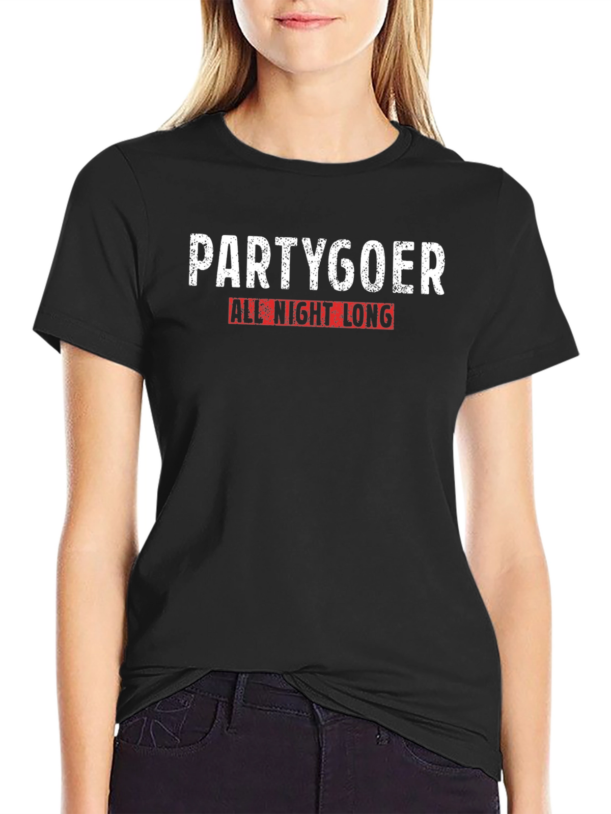 Partygoer All Night Long Graphic T-Shirt