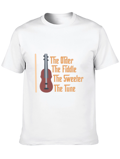 The Older The Fiddle Black T-Shirt
