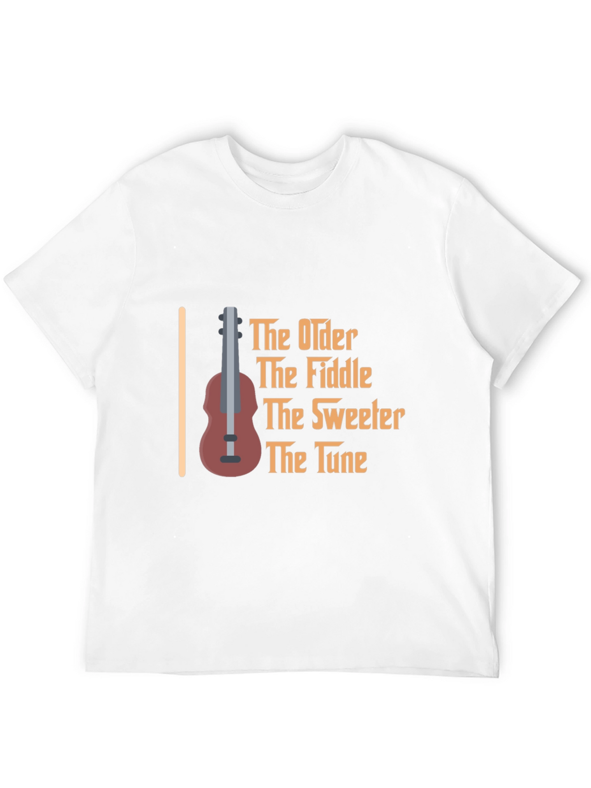 The Older The Fiddle Black T-Shirt