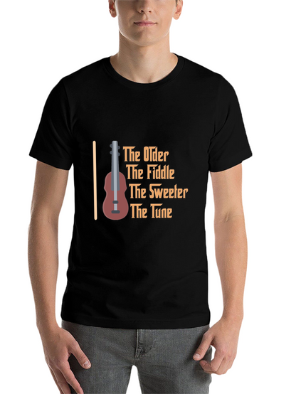 The Older The Fiddle Black T-Shirt