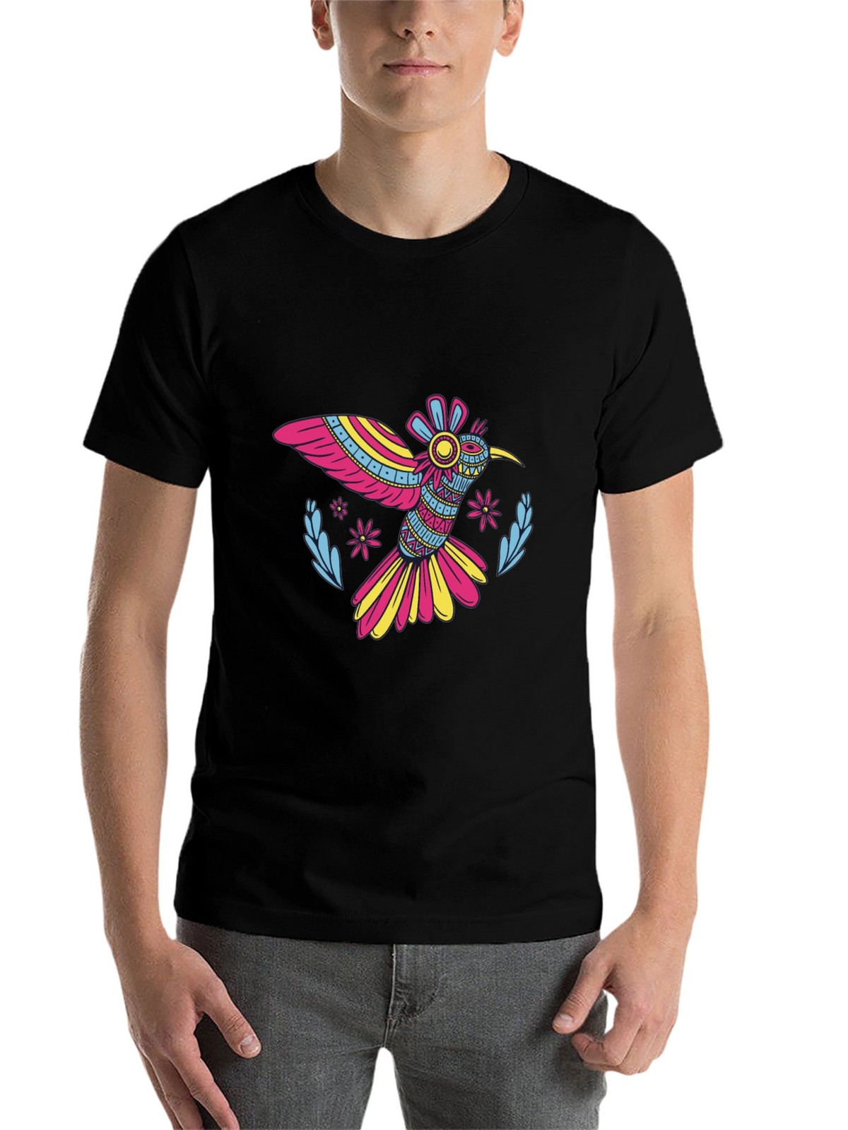 Hummingbird Graphic T-Shirt - Vibrant & Stylish!