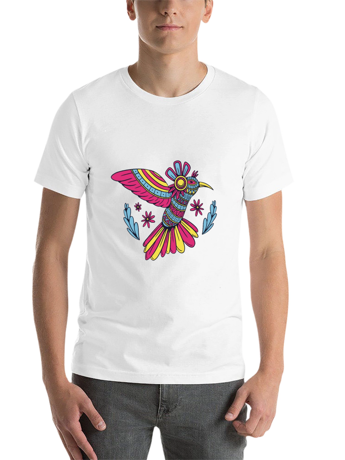 Hummingbird Graphic T-Shirt - Vibrant & Stylish!