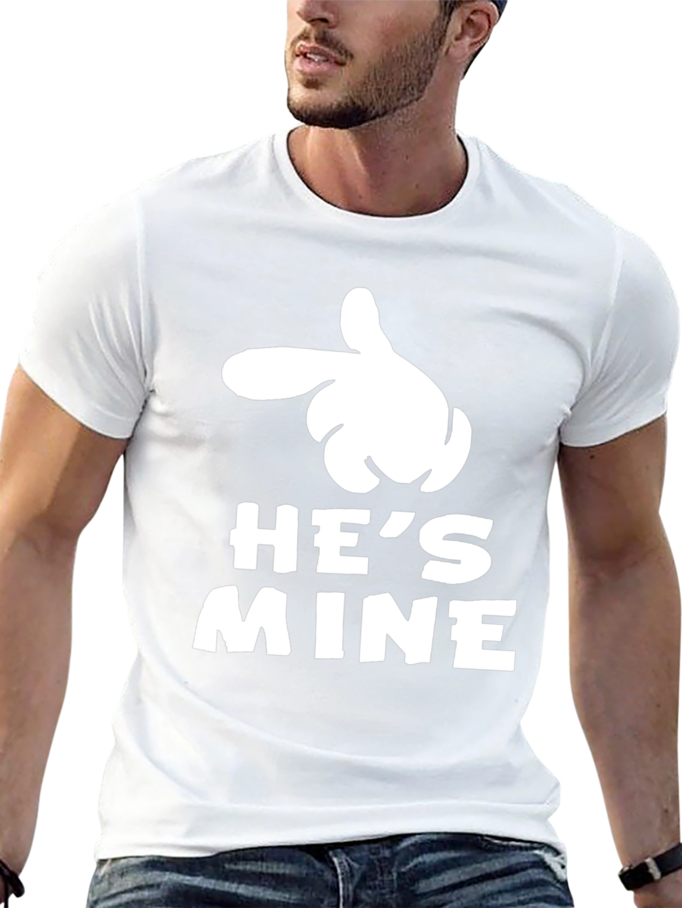 Hes Mine Matching Couple T-Shirt