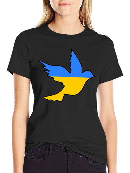 Ukraine Dove T-Shirt - Stand With Ukraine