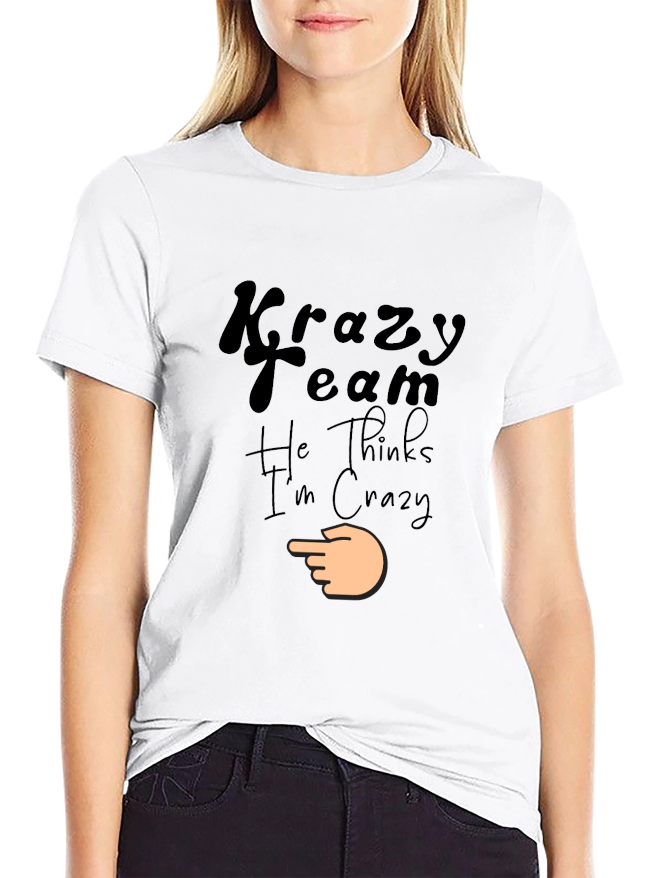 Krazy Team Graphic Black T-Shirt