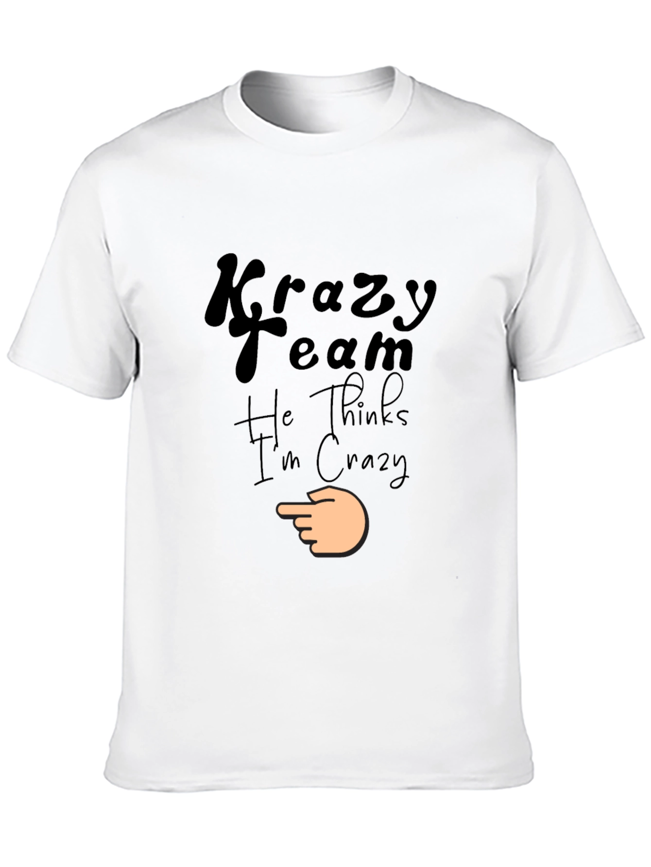 Krazy Team Graphic Black T-Shirt
