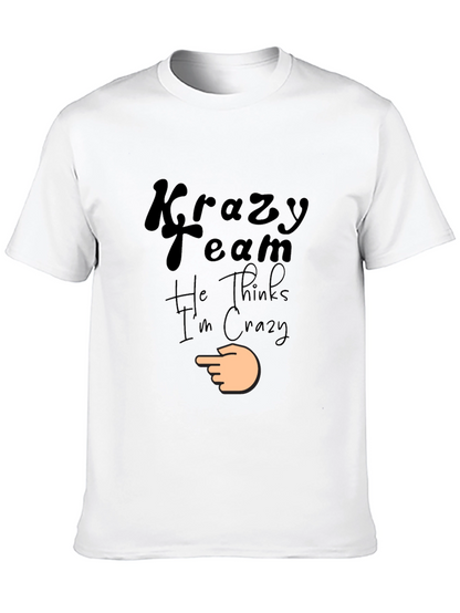 Krazy Team Graphic Black T-Shirt